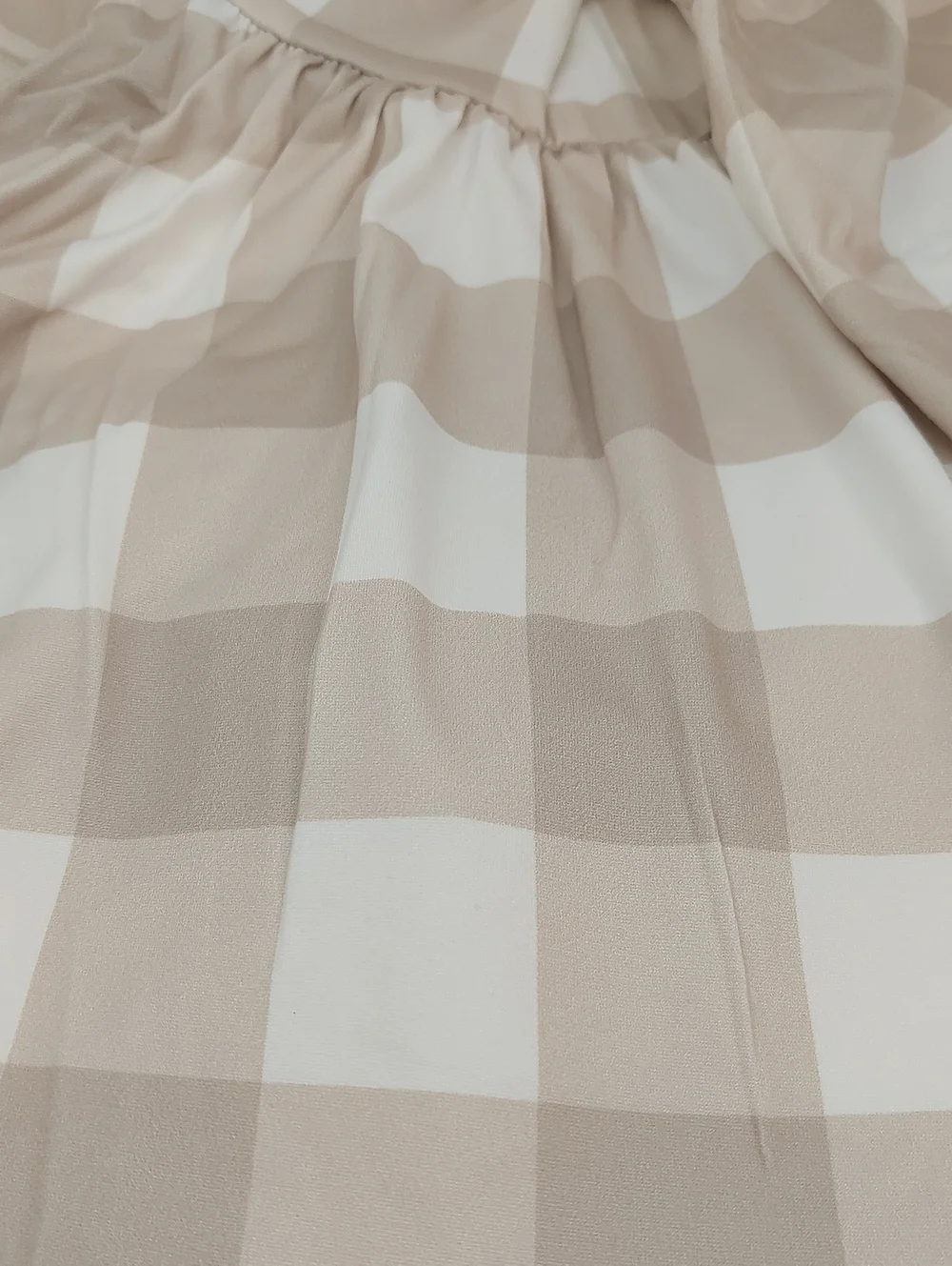 Dot Dot Smile Girls Dress Size 2T Sandstone Check Print Tank Style FLAWED Twirl